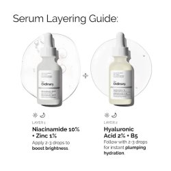 سرم ضد جوش Niacinamide 10% + Zinc 1% اوردینری حجم 60 میلی لیتر